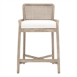 Essentials For Living Avalon Counter Stool in Natural Gray