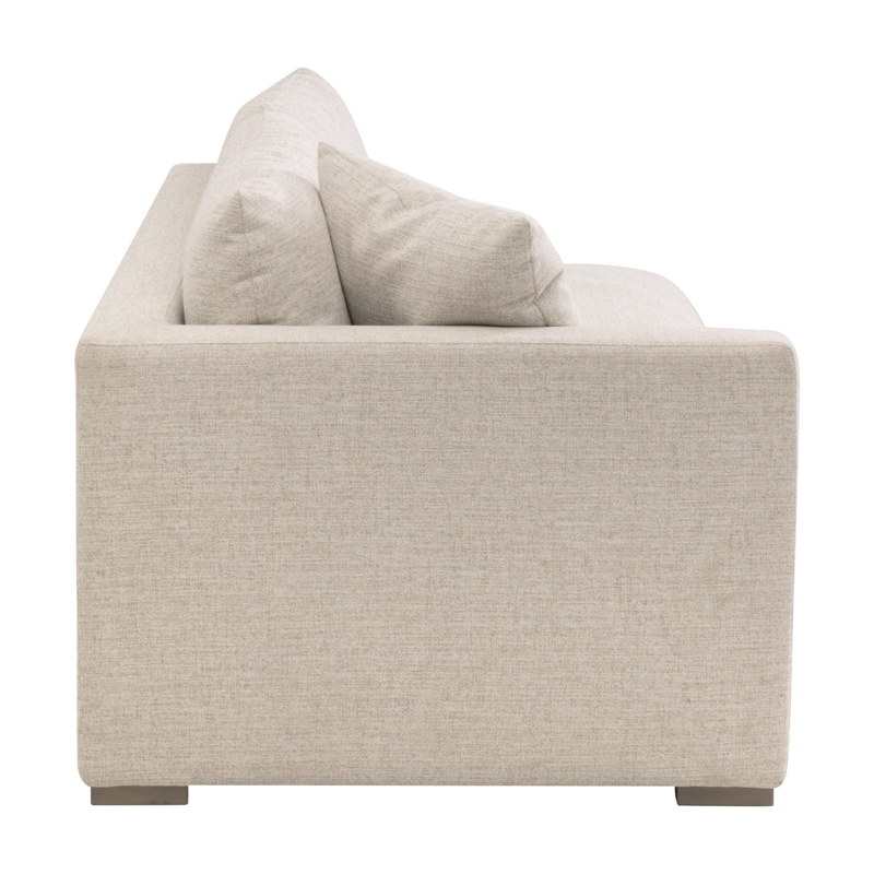 Essentials For Living Newport Outdoor Modular 2-Seat Left Track Arm Sofa in Sand