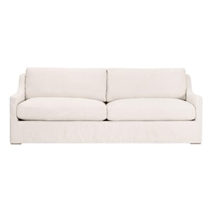 Essentials For Living Colin Outdoor 94&quot Slope Arm Slipcover Sofa in Ivory