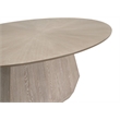 Essentials For Living Coulter Oval Dining Table in Natural Gray Ash