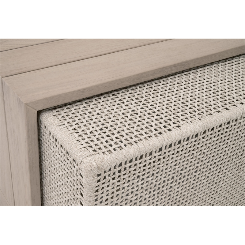 Essentials For Living Rhode Outdoor Coffee Table in Oat