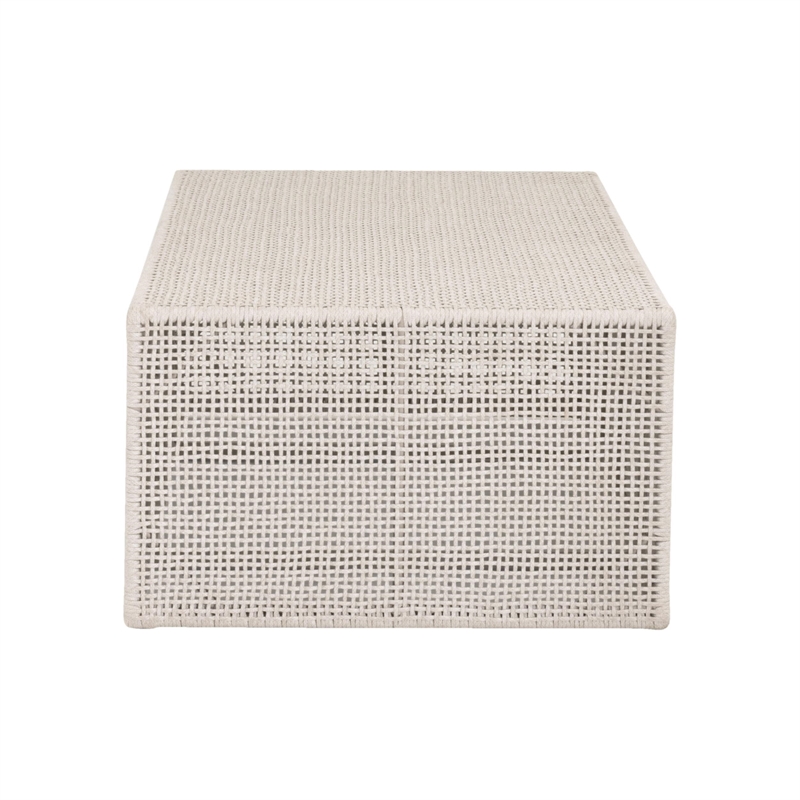 Essentials For Living Rhode Outdoor Coffee Table in Oat