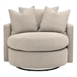 Star International Lourne Petite Swivel Sofa Chair in Jute