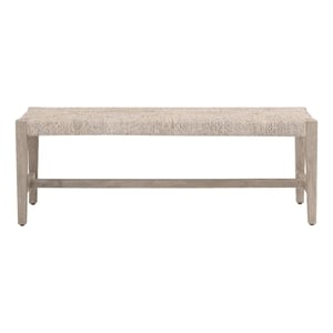 Star International Malay Bench in Natural Gray Mahogany