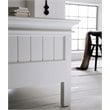 NovaSolo Halifax King Panel Bed in Pure White
