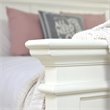 NovaSolo Halifax King Panel Bed in Pure White