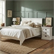 NovaSolo Halifax King Panel Bed in Pure White