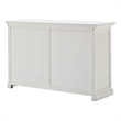 NovaSolo Halifax Sliding Door Buffet in Pure White