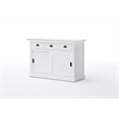 NovaSolo Halifax Sliding Door Buffet in Pure White