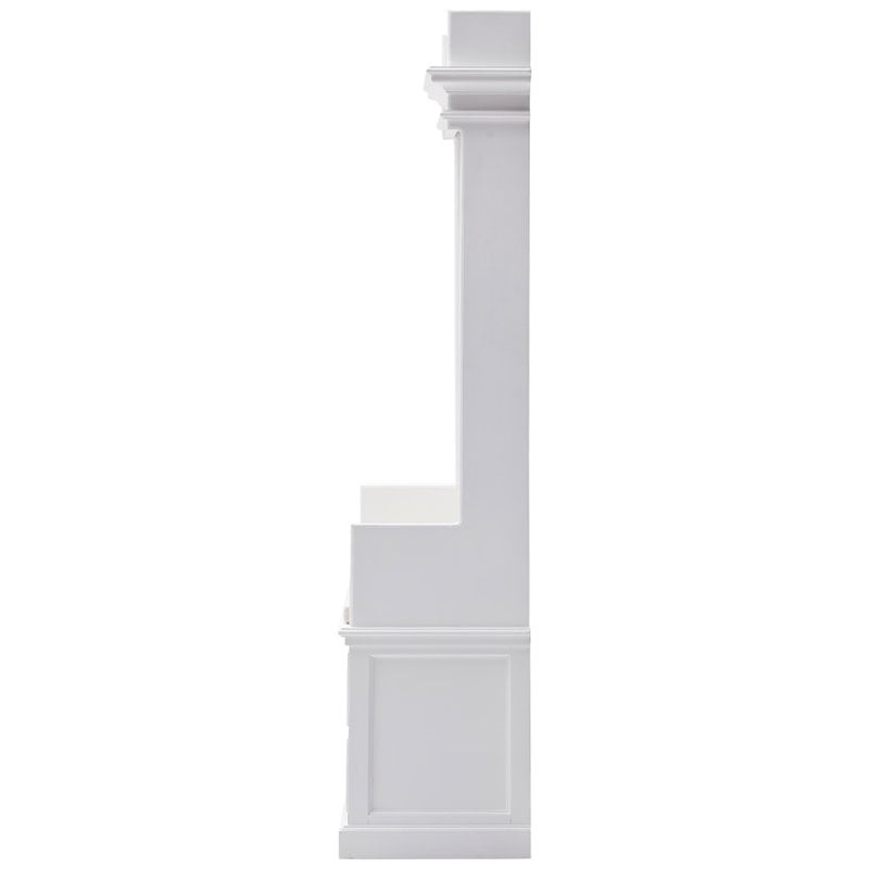 NovaSolo Halifax Hall Tree in Pure White