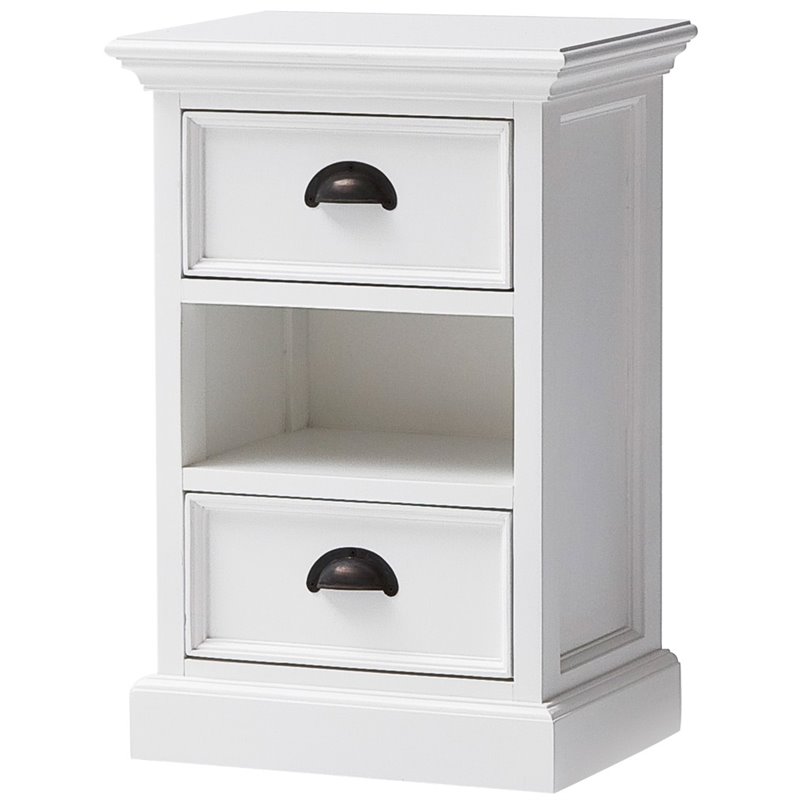 NovaSolo Halifax Short Storage Unit in Pure White