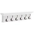 NovaSolo Halifax 6-Hook Coat Rack in Pure White