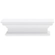 NovaSolo Halifax Short Floating Wall Shelf in Pure White