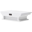 NovaSolo Halifax Short Floating Wall Shelf in Pure White