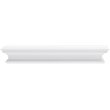 NovaSolo Halifax Long Floating Wall Shelf in Pure White