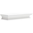 NovaSolo Halifax Long Floating Wall Shelf in Pure White