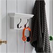 NovaSolo Halifax 2-Hook Coat Rack in Pure White