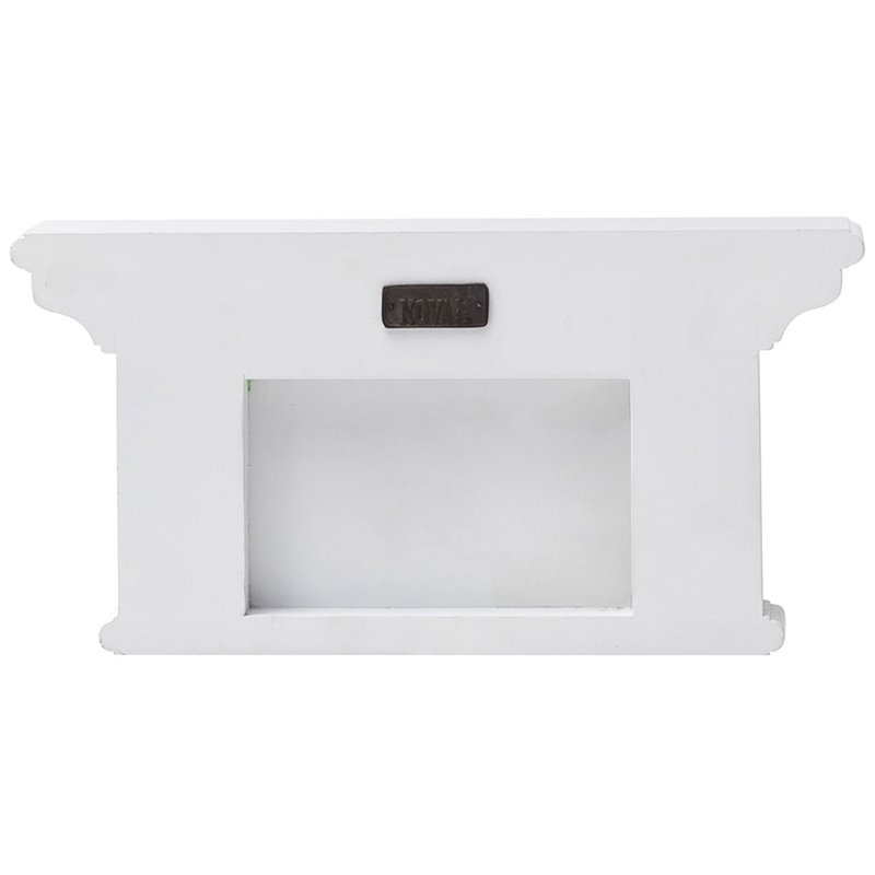 NovaSolo Halifax 2-Hook Coat Rack in Pure White