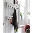 NovaSolo Halifax 2-Hook Coat Rack in Pure White