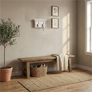 NovaSolo Halifax 2-Hook Coat Rack in Pure White