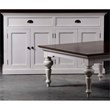 NovaSolo Halifax Accent Classic Buffet in Pure White and Dark Wood