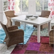NovaSolo Wickerworks Rook Dining Chair with Cushion (Set of 2)