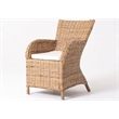 NovaSolo Wickerworks Rook Dining Chair with Cushion (Set of 2)