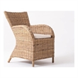 NovaSolo Wickerworks Rook Dining Chair with Cushion (Set of 2)