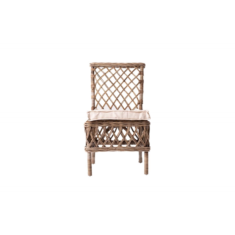 NovaSolo Wickerworks Aristocrate Side Chair (Set of 2)