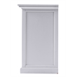 NovaSolo Halifax Mahogany Wood Buffet with 4 Doors 3 Drawers in White