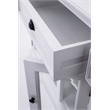 NovaSolo Halifax Mahogany Wood Buffet with 4 Doors 3 Drawers in White