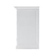 NovaSolo Halifax Mahogany Wood Buffet Hutch Unit with 6 Shelves in White