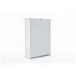 NovaSolo Bookcase with 5 Shelves Halifax Solid Wood in White