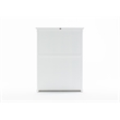 NovaSolo Bookcase with 5 Shelves Halifax Solid Wood in White
