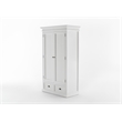 NovaSolo Halifax Wardrobe Solid Wood in White
