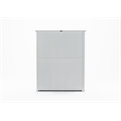 Novasolo Wardrobe with 3 Doors Solid Wood in White