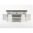 NovaSolo Buffet Console Table Halifax Contrast in White and Black