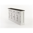 NovaSolo Buffet Console Table Halifax Contrast in White and Black