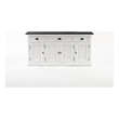 NovaSolo Buffet Console Table Halifax Contrast in White and Black