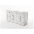 NovaSolo Buffet with 5 Doors Provence Solid Wood in White