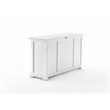 NovaSolo Buffet with 4 Doors 3 Drawers Provence in White