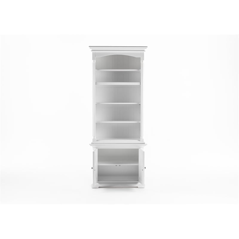 NovaSolo Single-Bay Hutch Unit Provence in White