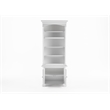 NovaSolo Single-Bay Hutch Unit Provence in White