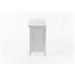 NovaSolo Buffet with 4 Doors Skansen Solid Wood in White