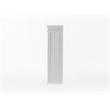 NovaSolo Hutch Bookcase Unit Skansen Solid Wood in White