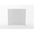 NovaSolo Hutch Bookcase Unit Skansen Solid Wood in White