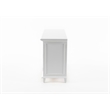 NovaSolo Hutch Bookcase Unit Skansen Solid Wood in White