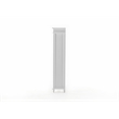 NovaSolo Bookcase with 3 Drawers Skansen Solid Wood in White