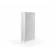 NovaSolo Bookcase with 3 Drawers Skansen Solid Wood in White