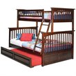 Leo & Lacey Twin Over Full Bunk Bed in Walnut